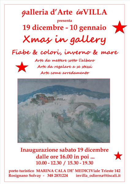 Xmas in gallery  fiabe & colori, inverno & mare